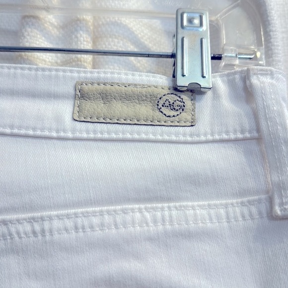 Women’s White Adriano Goldschmied Distressed Farrah Skinny Ankle Jeans Size 28 - Picture 7 of 10